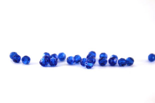 Бусины Чехия "PRECIOSA" бусины 451-19-602 6 мм 12 шт синий/cap.blue