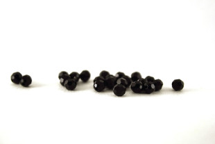 Бусины Чехия "PRECIOSA" бусины 451-19-602 6 мм 12 шт черный/jet