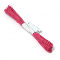 Тесьма отделочная сутаж (шнур отделочный) 1.8 мм х 20 м 387168 / яр.малиновый