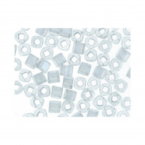 Бисер Япония "TOHO" CUBE 3 мм 5 г №0261 св.серый/радужный