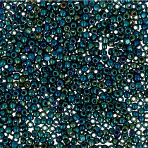 Бисер Япония TOHO 15/0 CHARLOTTE 1.7 мм 5 г №0506 зеленый/меланж